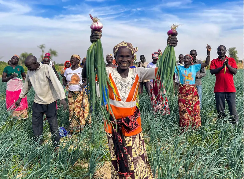 Rural community in Kenya
